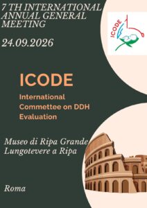 ROME, ITALY ICODE ANUAL MEETING 2026